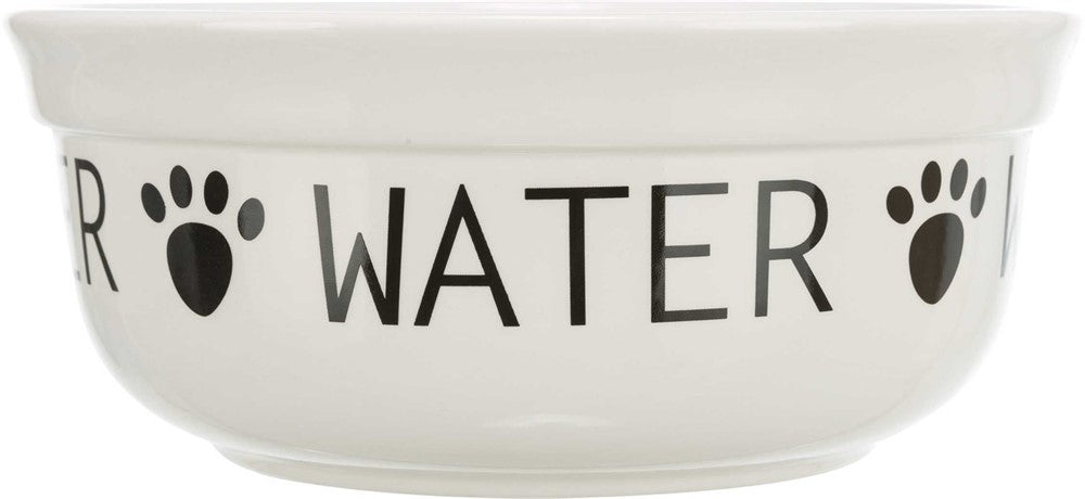 Keramikskål "WATER", 1.6 l/ø 20 cm, vit/svart"