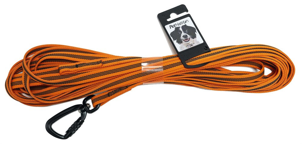 SAFE Spårlina, gummerad, 15 m/13 mm, orange