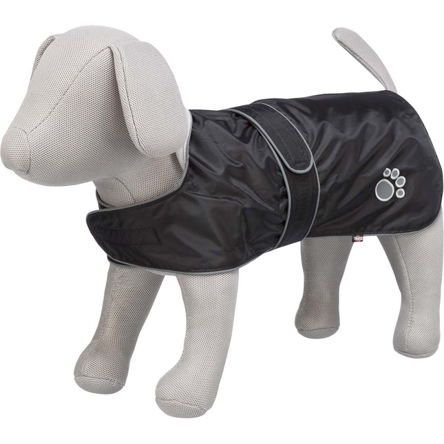 Trixie Orléans hundtäcke med reflex och fleece – rygg 45 cm, svart