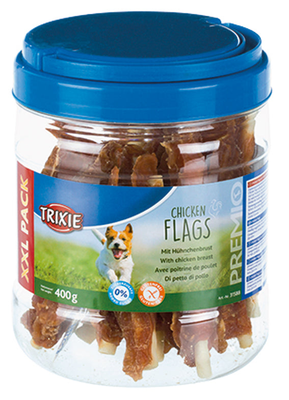 PREMIO Chicken Flags, burk 400 g 2-pack