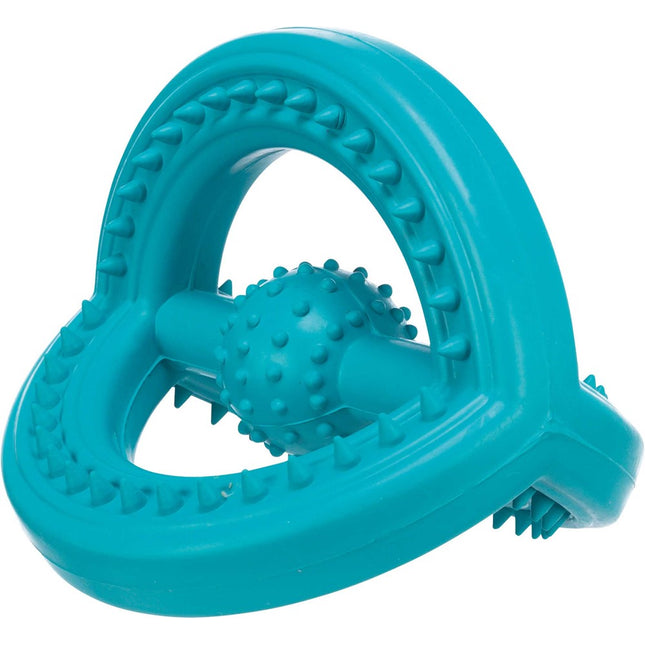 Trixie Gummitugger hundleksak – 14 cm, petrol