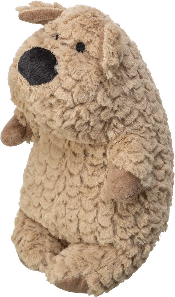 Hund, rund, 30 cm, brun