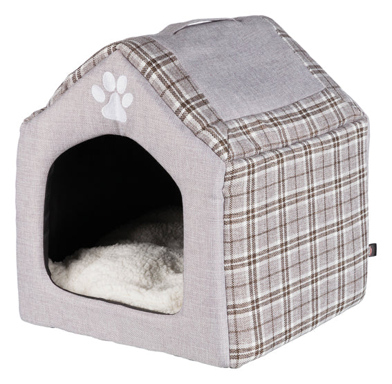 Silas igloo, 40 × h45 × 40 cm, grå/cream