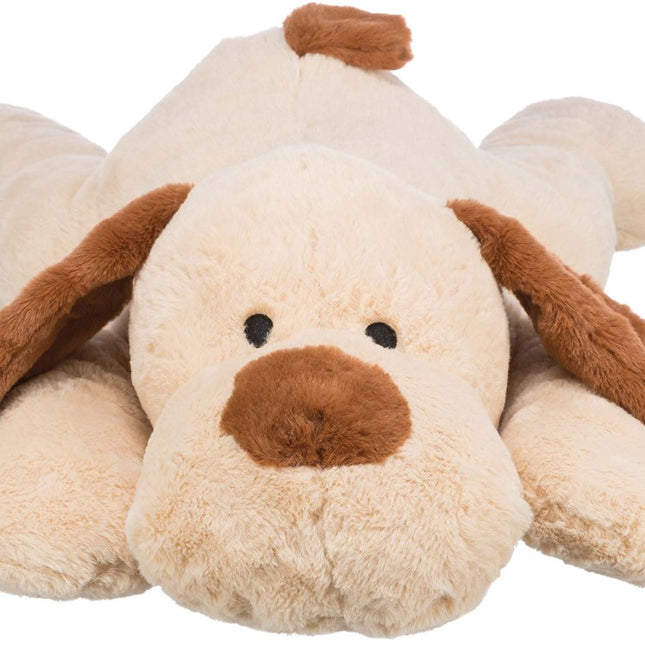 Trixie Mjuk hund i plysch hundleksak – 75 cm, beige/brun