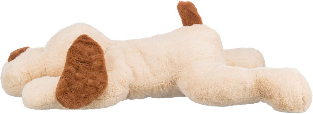 Hund soft, plysch, 75 cm, beige/brun