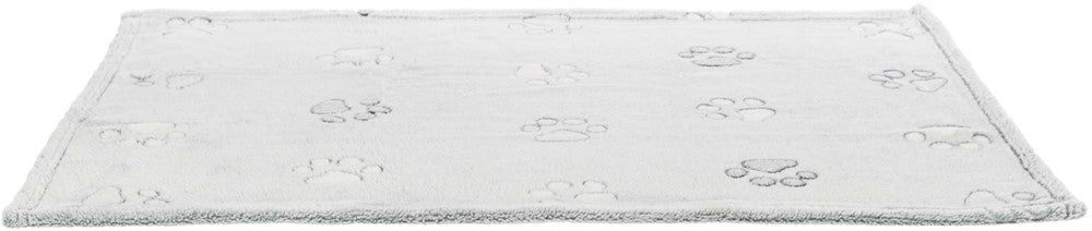 Nando filt, soft fleece, 75 × 50 cm, ljusgrå