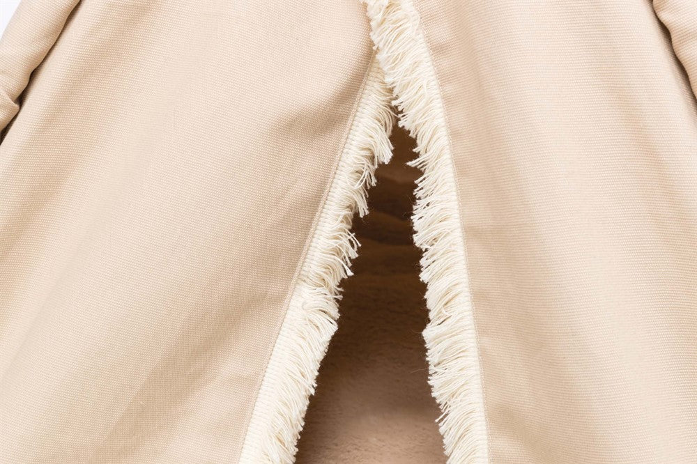 Boho tipi tält, 55 × 65 × 55 cm, beige