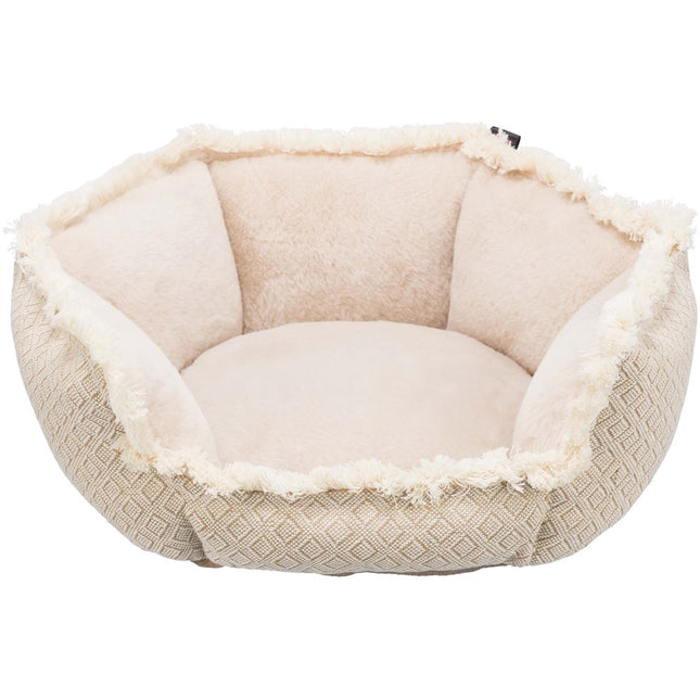 Trixie Rektangulär bädd Boho – 50 × 50 cm, Beige