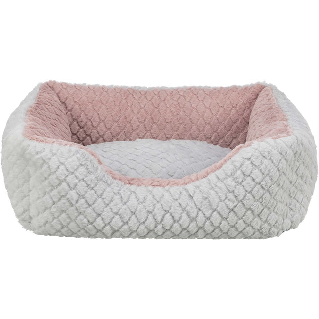 Trixie Bädd Kaline Mio – 80 × 65 cm, grå/rosa