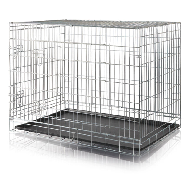 Trixie Stålbur med två dörrar – S, 64 × 54 × 48 cm, Svart