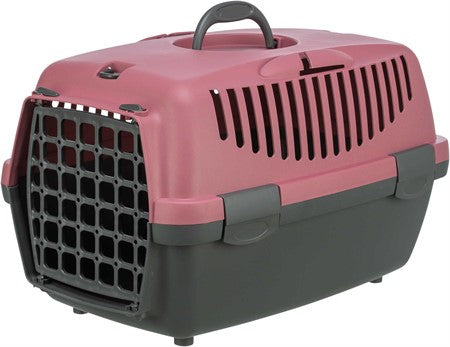 Transportbur Capri 1, XS: 32 × 31 × 48 cm, mörkgrå/antikrosa