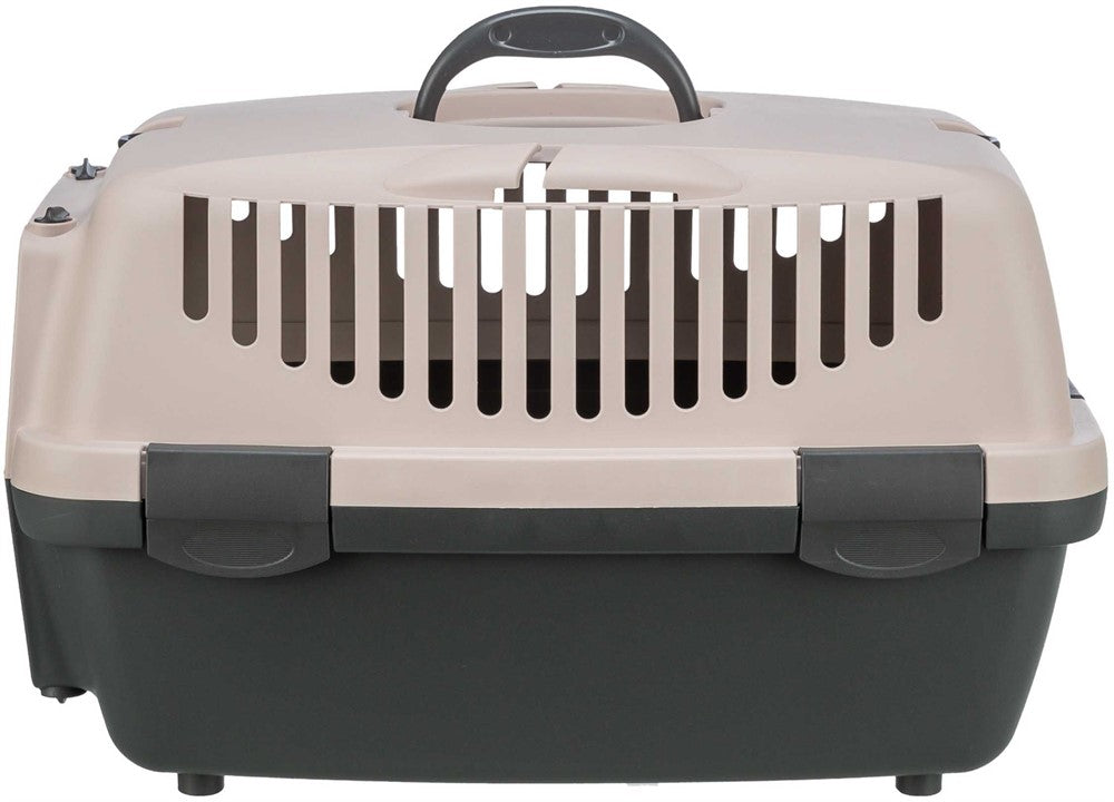 Transportbur Capri 1, XS: 32 × 31 × 48 cm, mörkgrå/blush