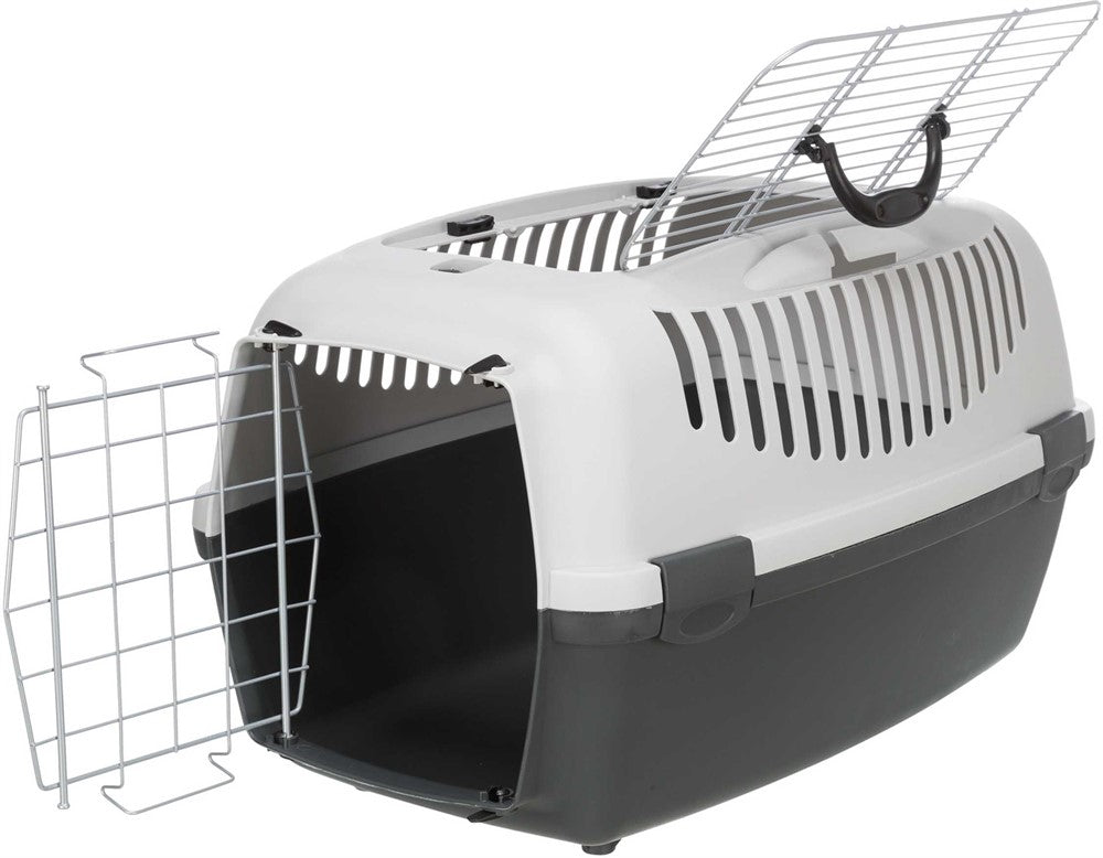 Transportbur Capri 3, Open, 40 x h38 x 61 cm, grå