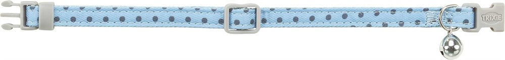 Katthalsband, prickar, 20-30 cm/10 mm, blå