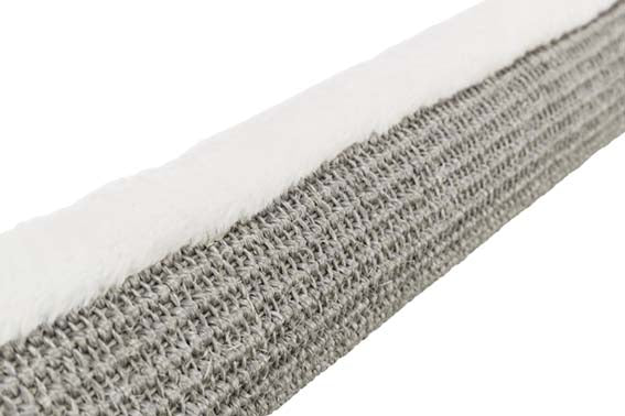 Sisalrulle till klöspelare, ø 9 × 38 cm, grå