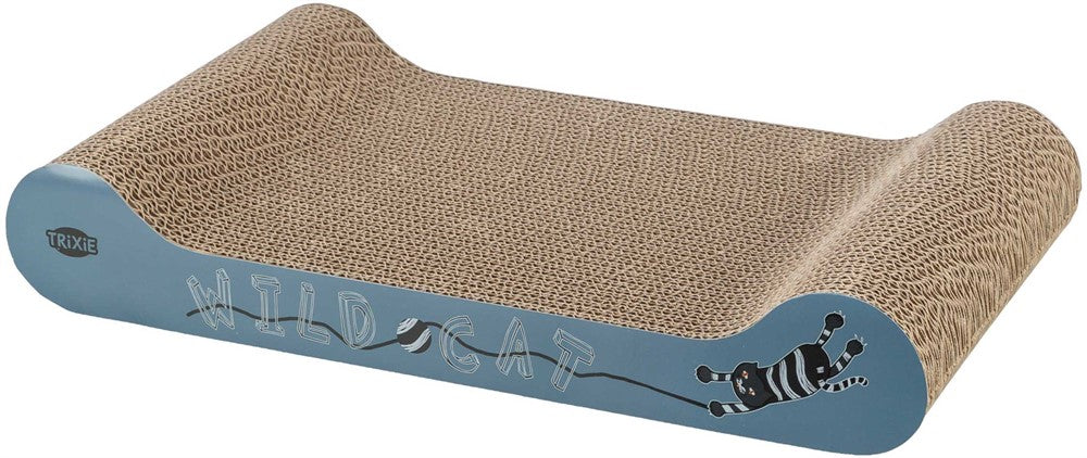 Klösbräda Wild Cat, wellpapp, Catnip, 41 × 7 × 24 cm