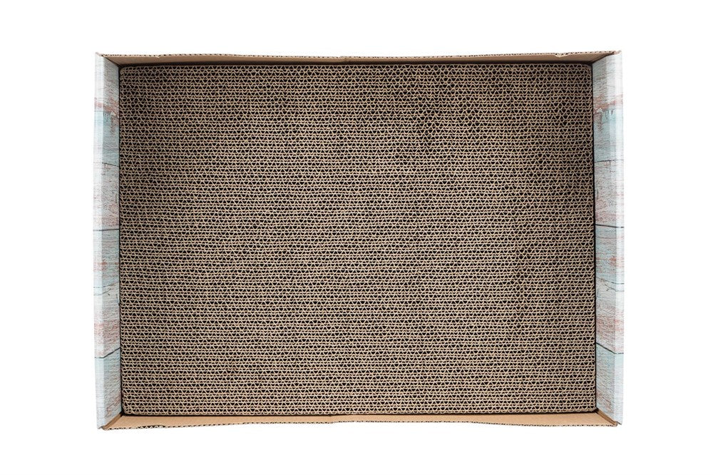 Klösbädd/låda, wellpapp, Catnip, 45 × 12 × 33 cm