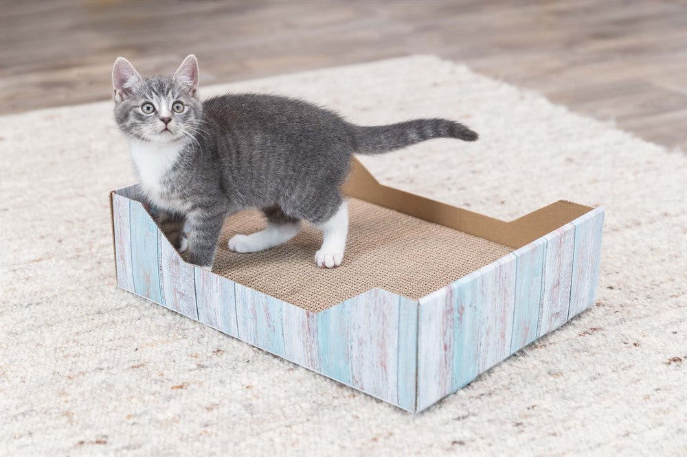 Klösbädd/låda, wellpapp, Catnip, 45 × 12 × 33 cm