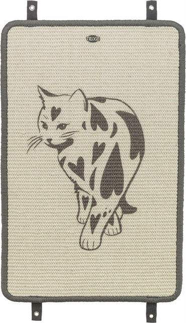 Trixie Klösmatta med tryck – 55 × 35 cm, Taupe