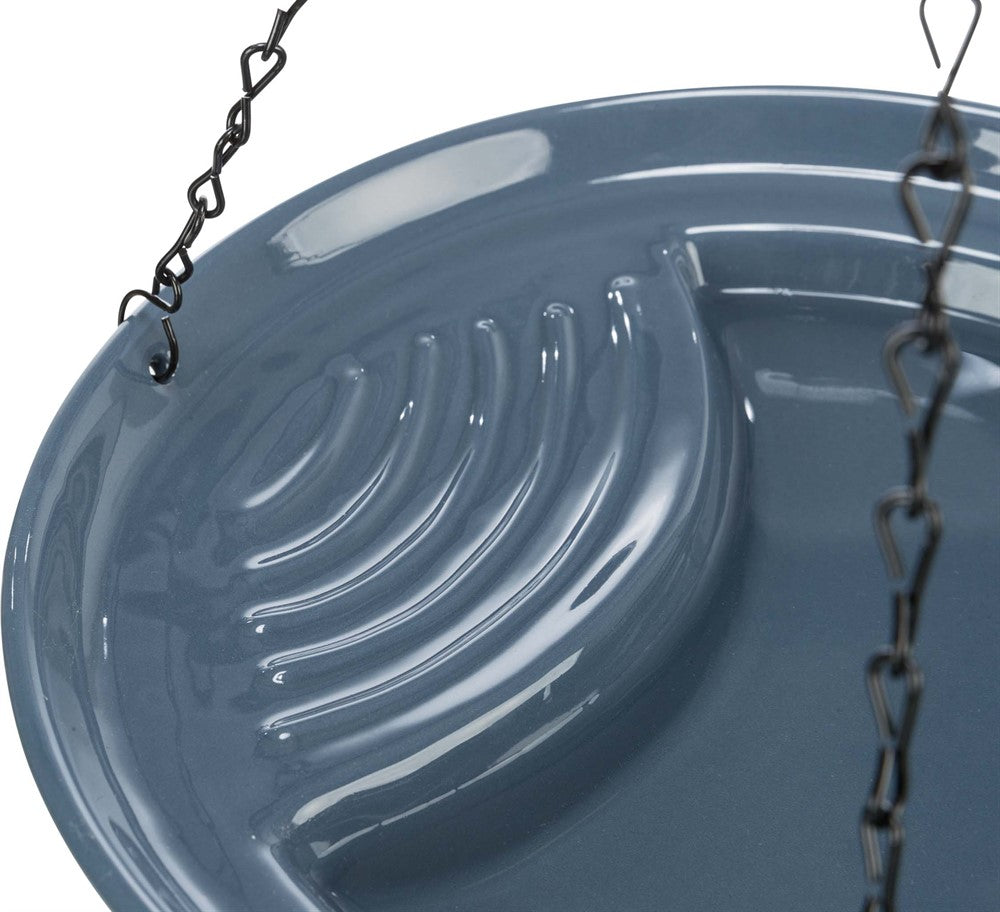 Fågelbad, hängande, keramik, 550 ml/ø 26 cm