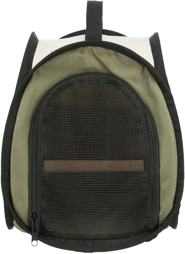 Transportbur fågel nylon m sittpinne 27x27x32 cm