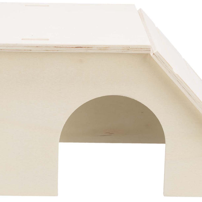 Trixie Bent gnagarhus "plug-in", kanin/marsvin – 40 × 18 × 23 cm – husets ingång och ramp