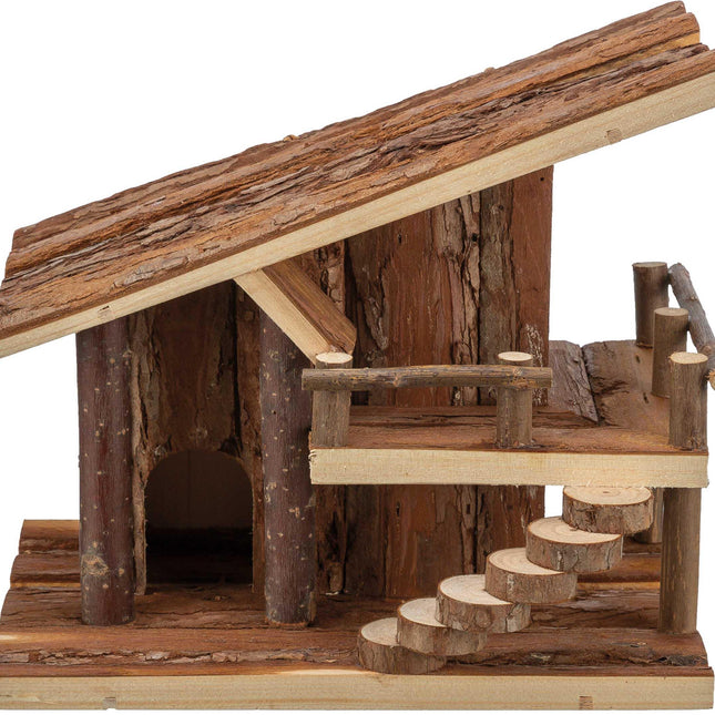 Trixie Hus Jule – 25 × 21 × 18 cm – huset från sidan