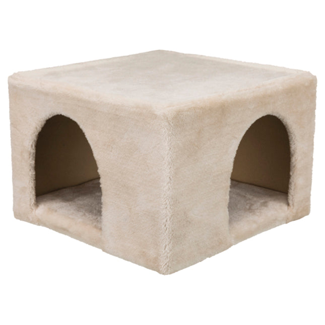 Trixie Igloo for kanin/marsvin, plysch – 36 × 25 × 36 cm, beige