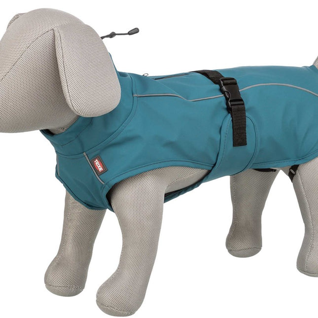Trixie Vimy regntäcke – M, rygg 45 cm, petrol