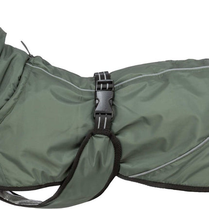 Trixie Explore Thermo vintertäcke – M, rygg 45 cm, olivgrön
