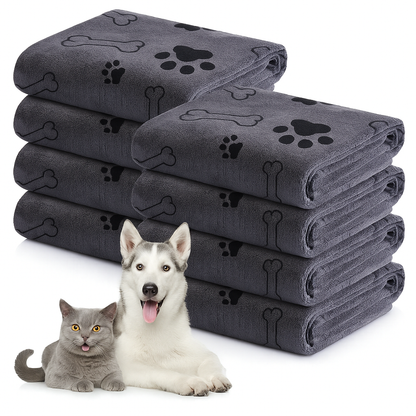 Hållbar och mjuk mikrofiberhandduk för hund & katt