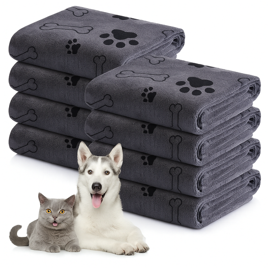 Hållbar och mjuk mikrofiberhandduk för hund & katt