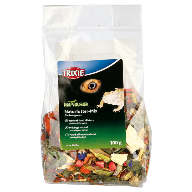 Fodermix natural för skäggagam – 3 × 100 g