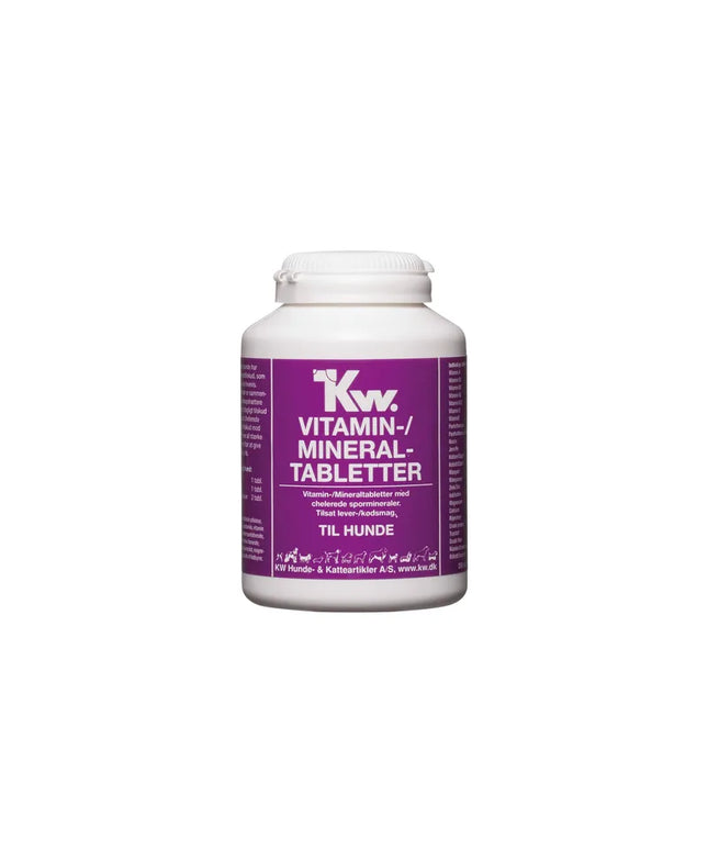 KW Vitamin/Mineral tabletter, 250 tabl
