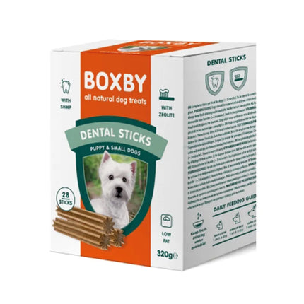 Boxby Dental Sticks Valp/Små hundar, 320 g