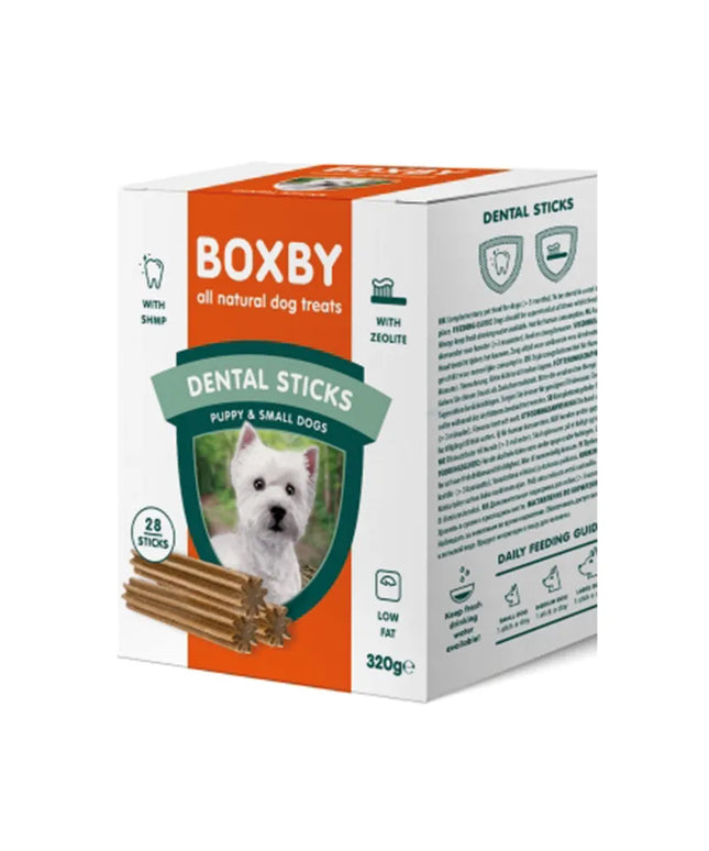 Boxby Dental Sticks Valp/Små hundar, 320 g