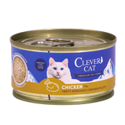 Clever Cat våtfoder med strimlad kyckling – 6 × 70 g