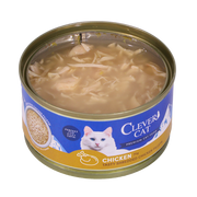 Clever Cat våtfoder med strimlad kyckling – 6 × 70 g