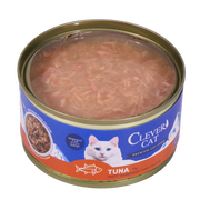 Clever Cat våtfoder med tonfisk – 6 × 70 g