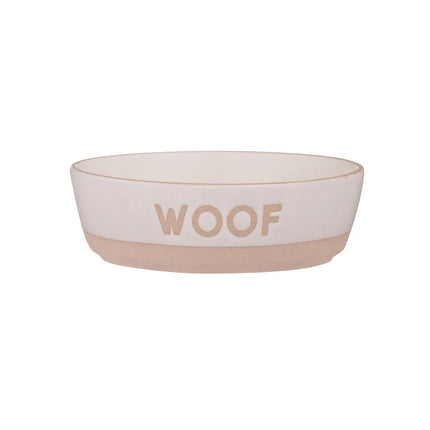 Keramikskål Woof White MC, d=160c50mm