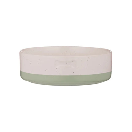 Keramikskål Dip Bone Green MC, d=180x60mm