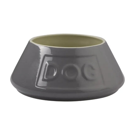 Keramikskål Grå Dog Spaniel 1,6 l MC, 21x8,5 cm