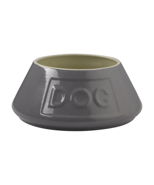 Keramikskål Grå Dog Spaniel 1,6 l MC, 21x8,5 cm
