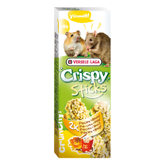 Trixie VL Crispy Sticks Hamster/Råtta Popcorn/honung – 4-pack