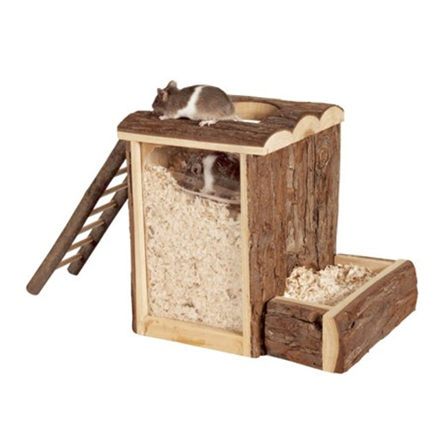Trixie NL lek- och sovtorn, mus – 20,5 × 16 × 20 cm