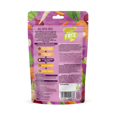 Burgess Excel Veg patch bites Nature Snacks Seasonal Treats 60g 4-pack