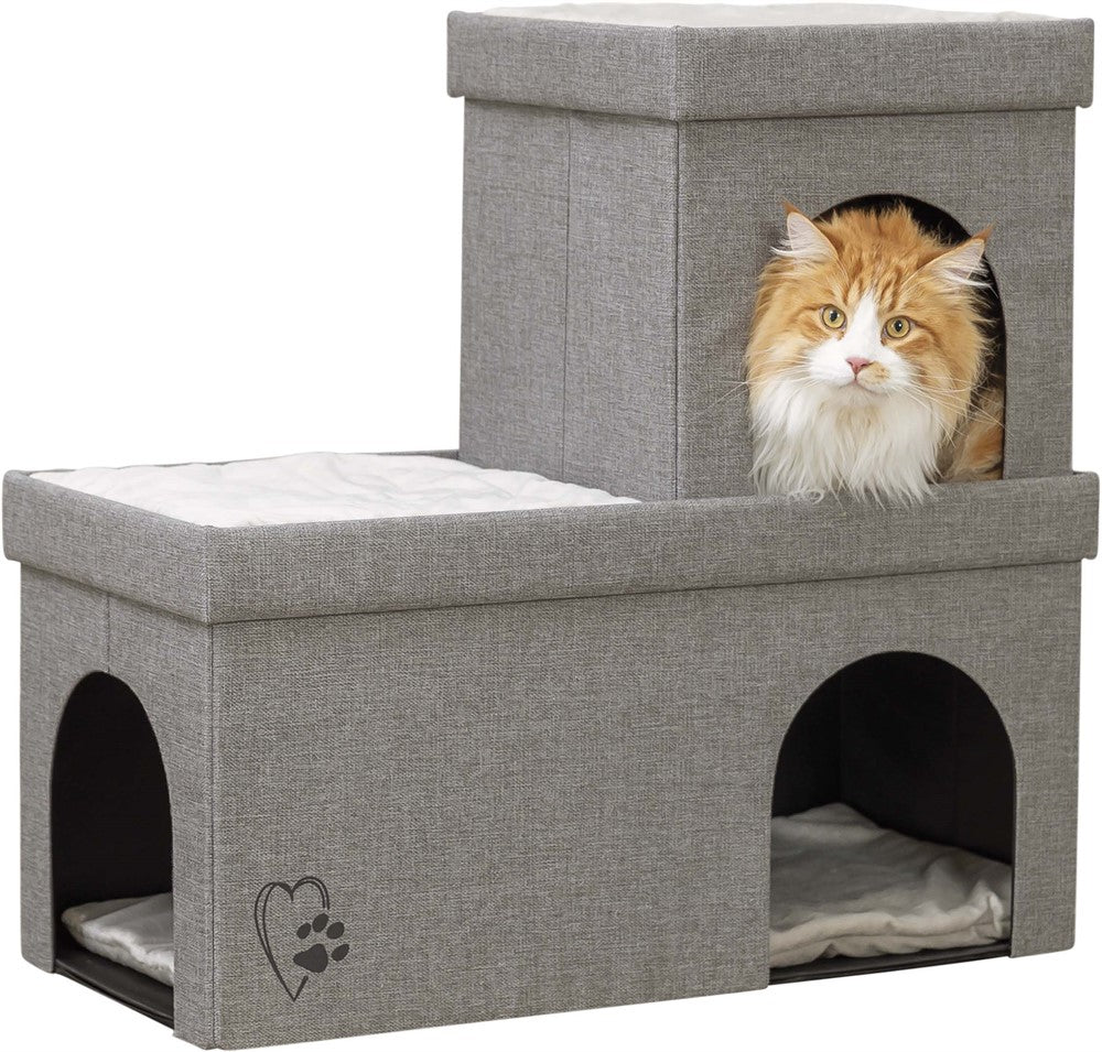 Kimy igloo, 2-vån, 76 × 72 × 37 cm, ljusgrå