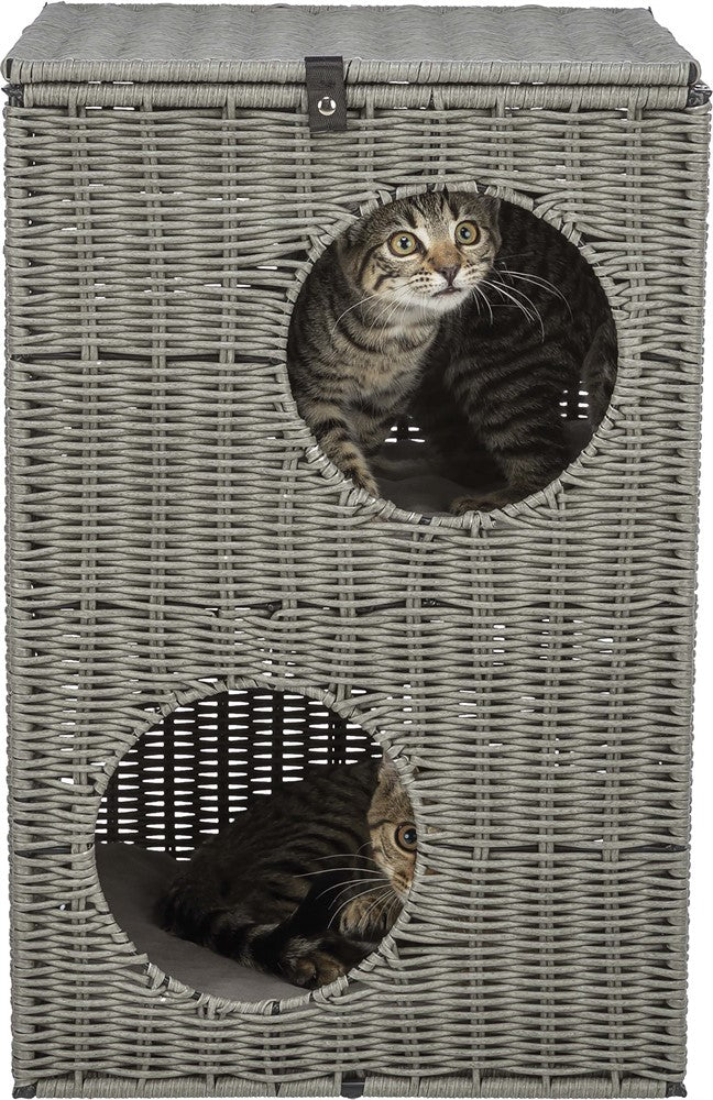Grotta Amalia, 2 våningar, polyrattan, rektangulär, 37 × 57 × 35 cm, g