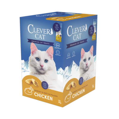 Clever Cat Pillows 30g Chicken 12-pack