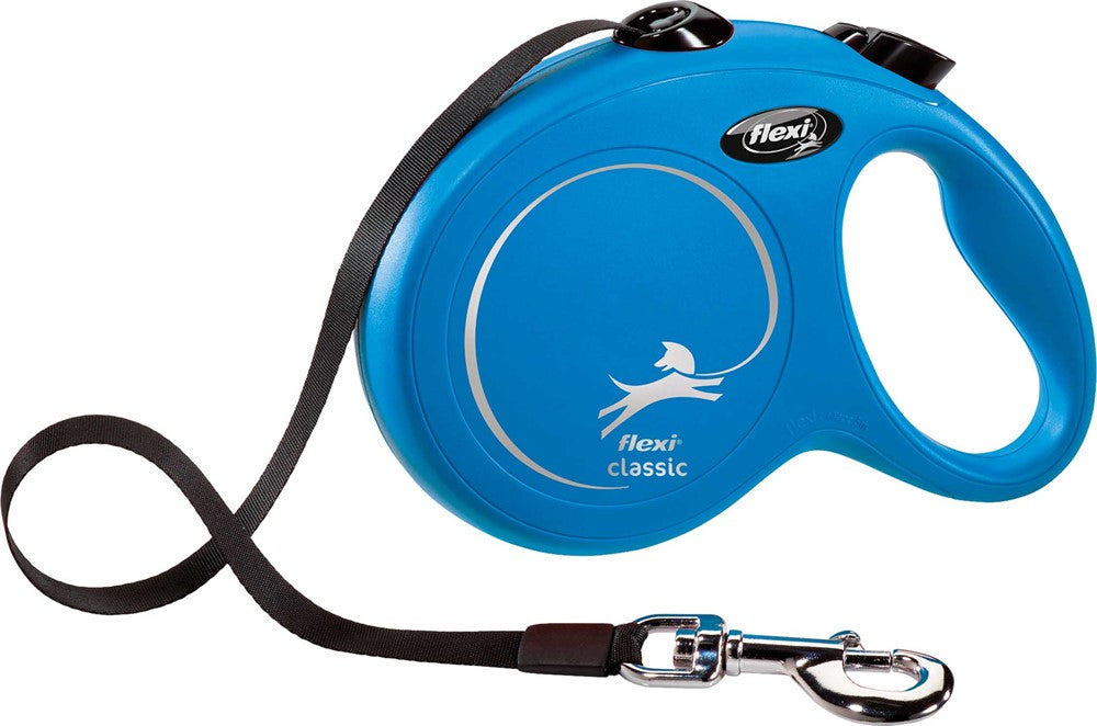 flexi New CLASSIC, L:5 m band, blå
